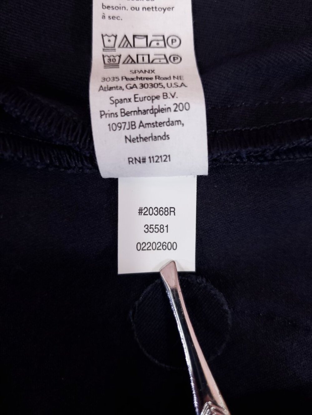 *READ* NWT Spanx Womens Size XS Polished 4" Shorts Pull On Navy Blue 20368R - Picture 13 of 16